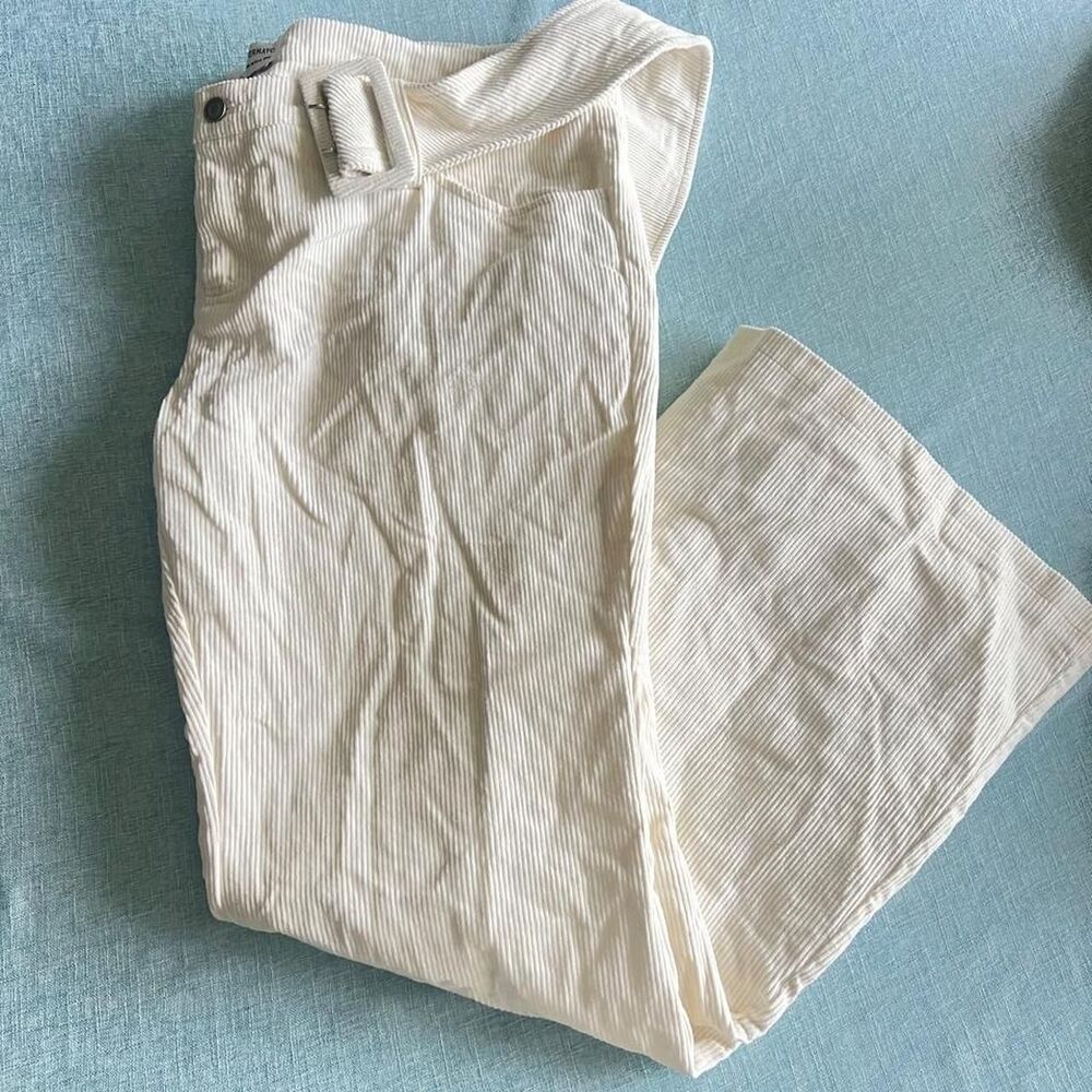 Peppermayo Women's White and Cream Jeans